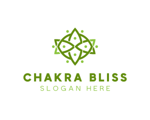 Chakra - Floral Wellness Decor logo design