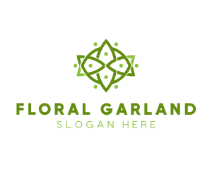 Floral Wellness Decor logo design