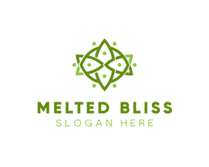 Floral Wellness Decor logo design