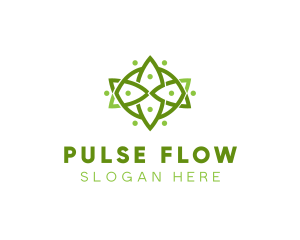 Floral Wellness Decor logo design