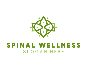 Floral Wellness Decor logo design