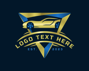 Rental - Automotive Racing Car logo design