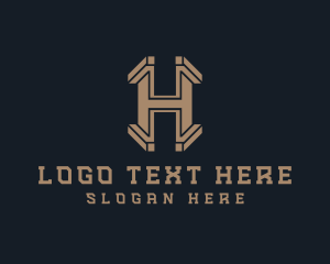 Engineer - Architect Construction Letter H logo design
