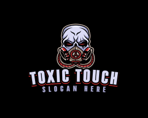 Toxic - Gas Mask Esports logo design