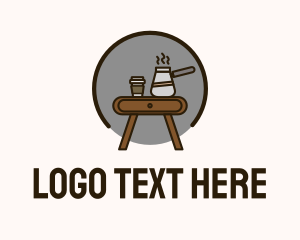 Latte - Table Coffee Pot logo design