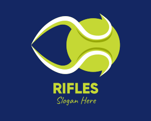 Green Tennis Ball  Logo