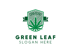 Dispensary - Marijuana Dispensary Shield logo design