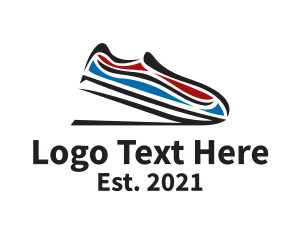 Sneakers - Sporty Running Shoe logo design