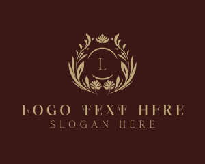 Organic - Elegant Spa Flowers logo design