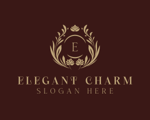 Elegant Spa Flowers logo design