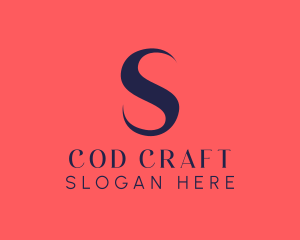 Cod - Online Game Letter S logo design