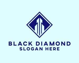 Diamond Building Tower logo design