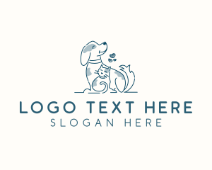 Canine - Cat Dog Animal logo design