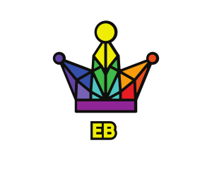 Modern Crystal Crown Logo