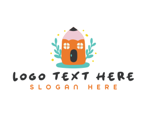 Study - Pencil Daycare Learning logo design