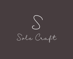 Handwritten Signature Fashion Tailoring logo design