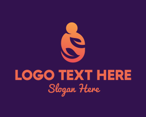 Yoga - Mother Leaf Care logo design
