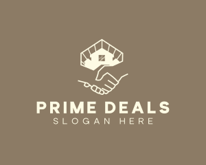 Deal House Handshake logo design