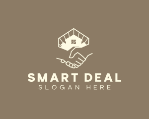 Deal House Handshake logo design