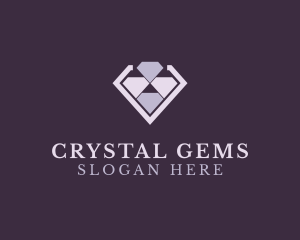 Diamond Crystal Jewelry logo design