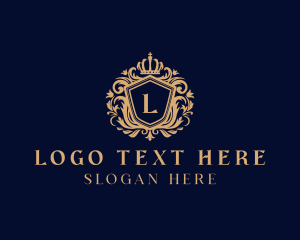 Designer - Majestic Royal Crown Shield logo design
