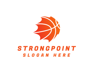 Basketball Meteor Sport Logo