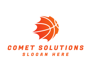 Comet - Basketball Meteor Sport logo design