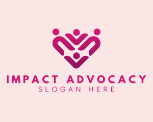 Advocacy - Family Heart Community logo design