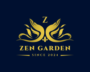 Premium Zen Therapy Hands  logo design