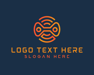 Programming - Modern Gaming Wifi Signal logo design