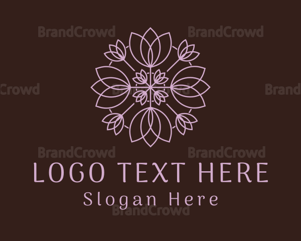 Floral Leaf Spa Logo