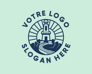 Nostalgic - Nostalgic Lighthouse Pathway logo design