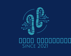 Online - Digital Tech Shoe logo design