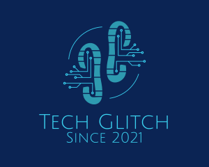 Digital Tech Shoe logo design