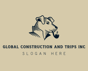 Vet - Smoking Dog Investigator logo design