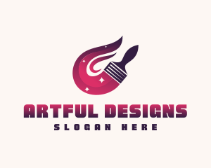 Painter Interior Designer logo design