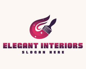 Painter Interior Designer logo design