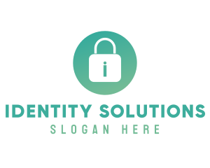 Identification - Green Padlock App logo design