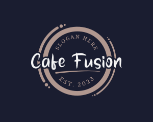 Cafe Restaurant Badge Logo