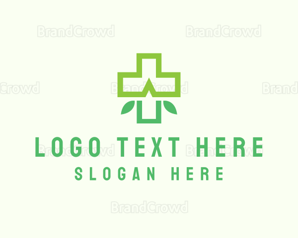 Herbal Medicine Cross Logo