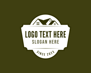 Roofer - Town House Roofing logo design