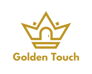 Gold - Gold House Crown logo design