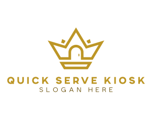 Gold House Crown logo design