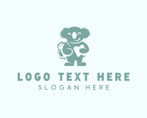 Orthodontist - Koala Dental Tooth logo design