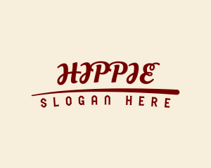 Hippie Fashion Company logo design