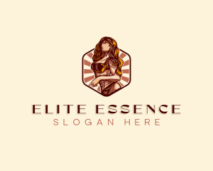 Sexy Lingerie Woman Logo