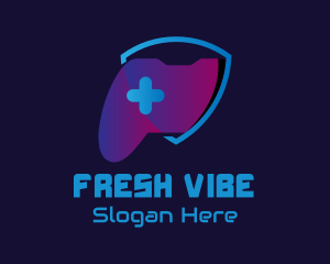 Youthful - Game Controller Shield logo design