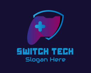 Switch - Game Controller Shield logo design