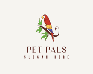 Aviary Bird Parrot logo design