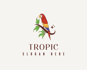 Aviary Bird Parrot logo design